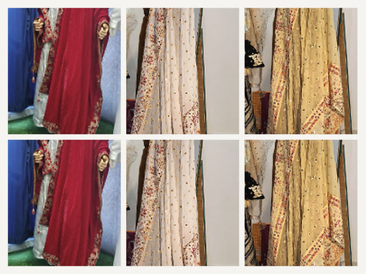 Warp n Woof embroidered pure fabrics for collection browsing