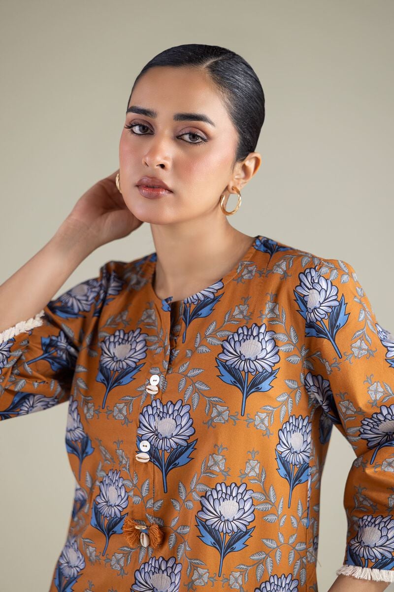 Floral Cambric Kurta