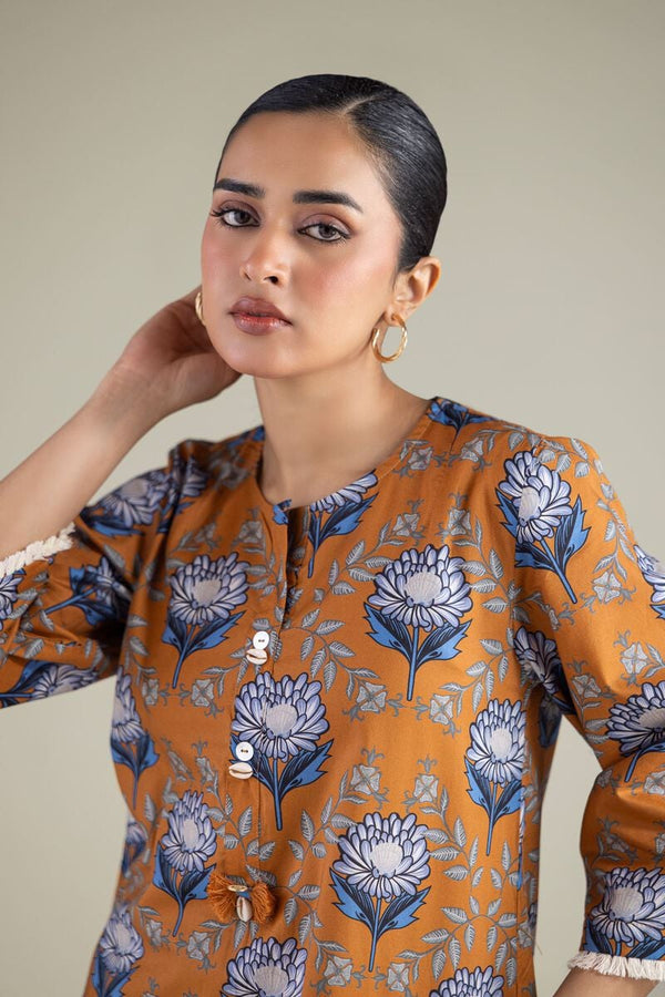 Floral Cambric Kurta