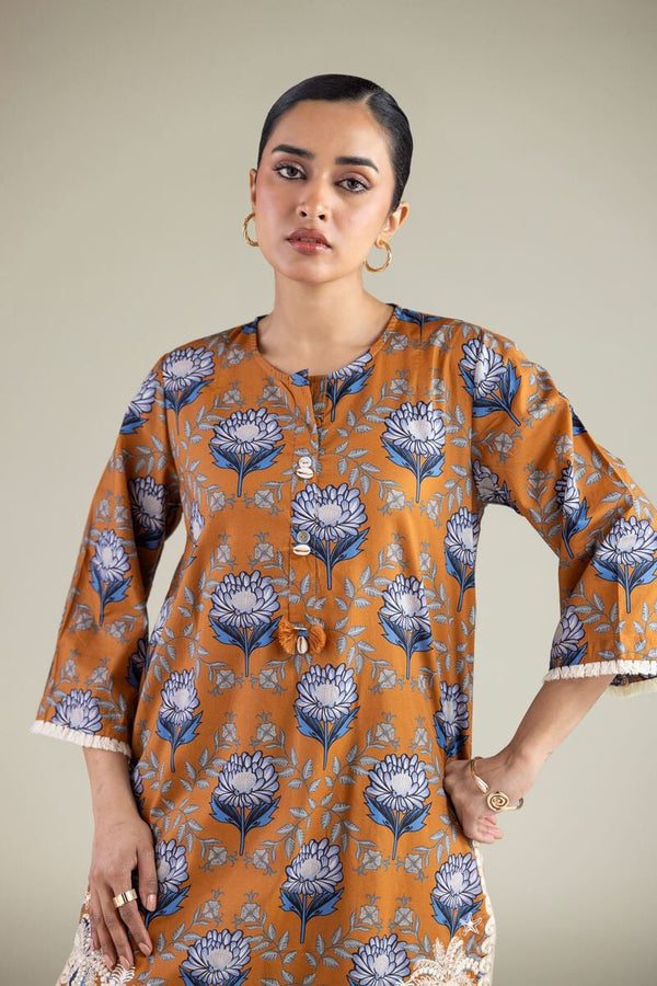 Floral Cambric Kurta