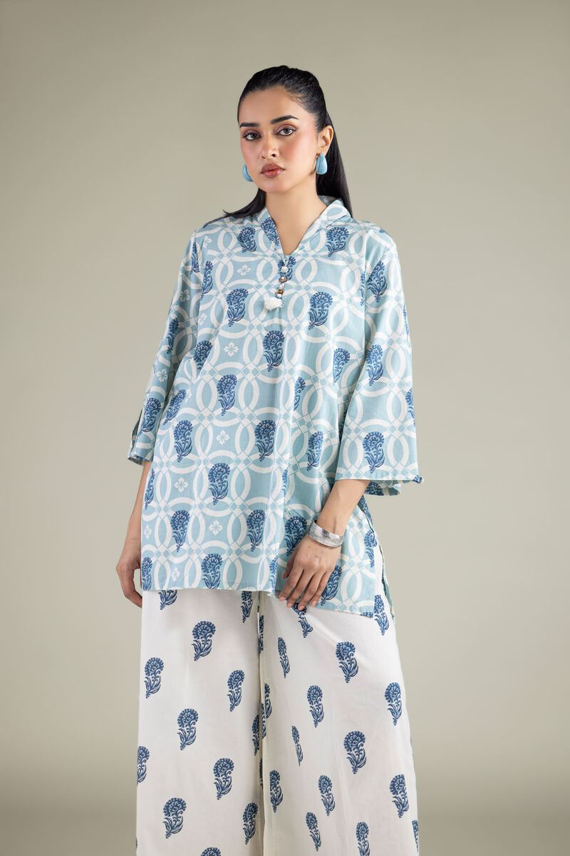 Floral V-Neck Kurta Main image