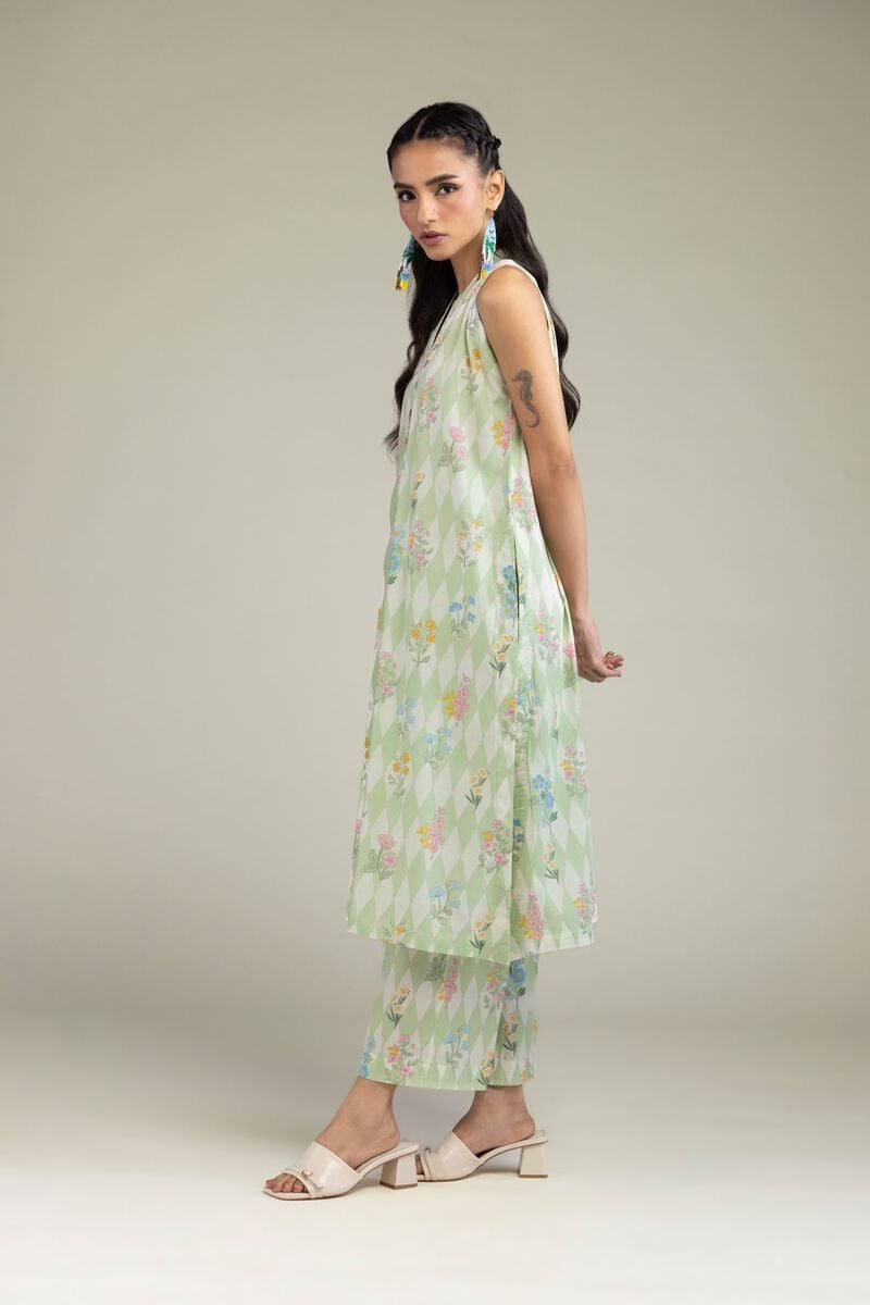 Floral Mint Pants