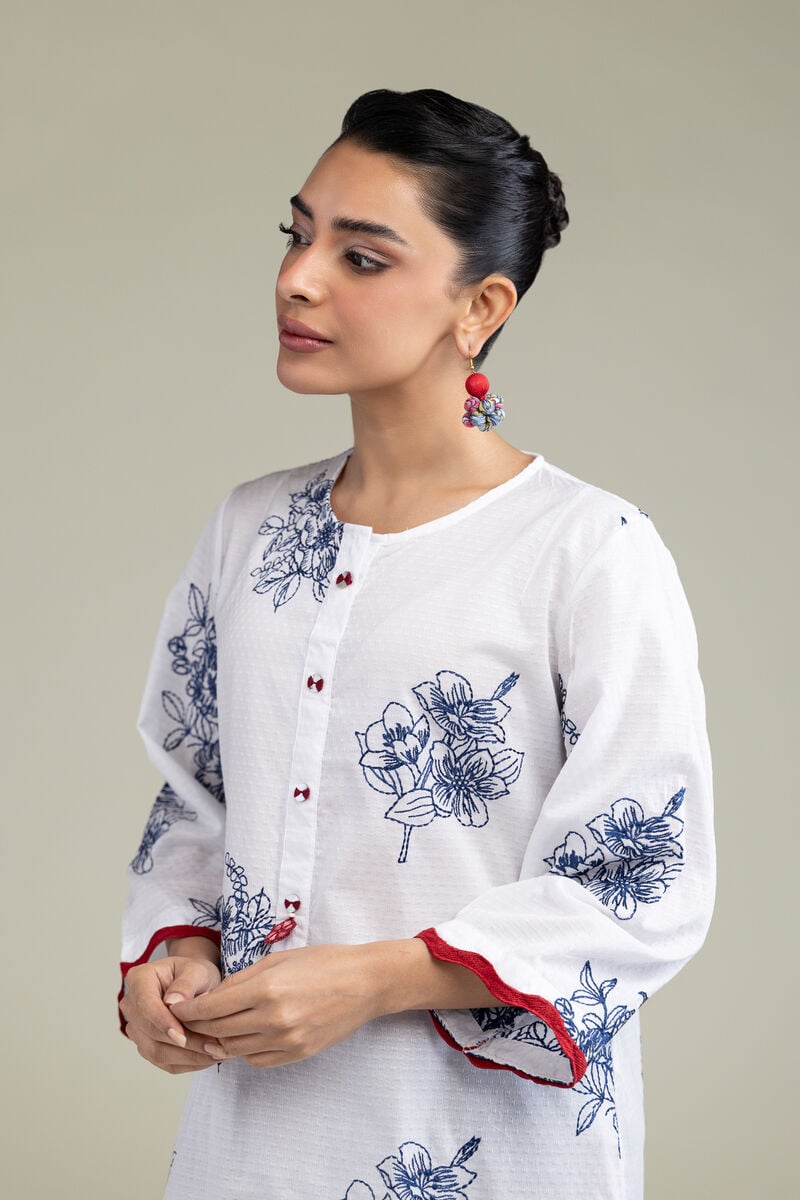 Floral Round-Neck Kurta