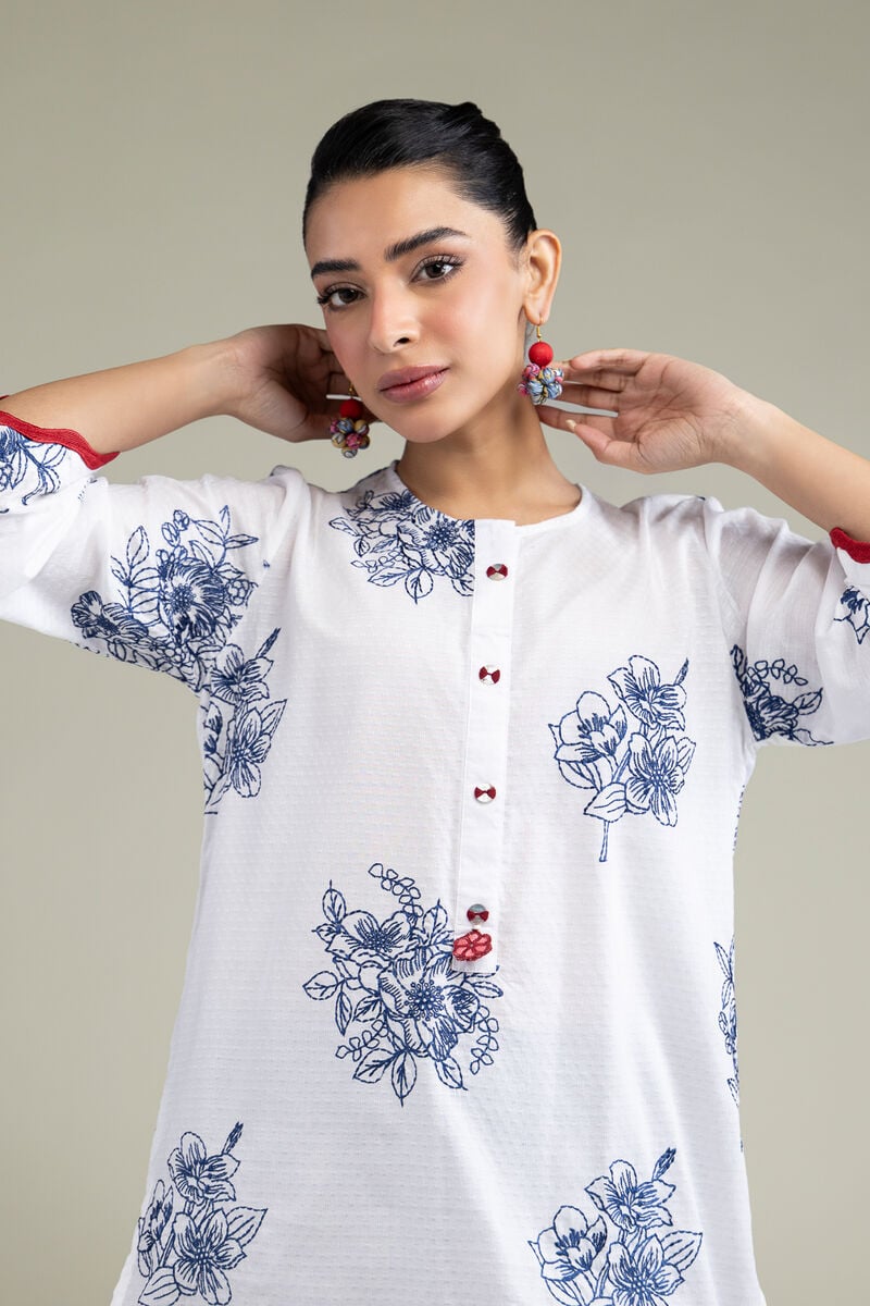 Floral Round-Neck Kurta