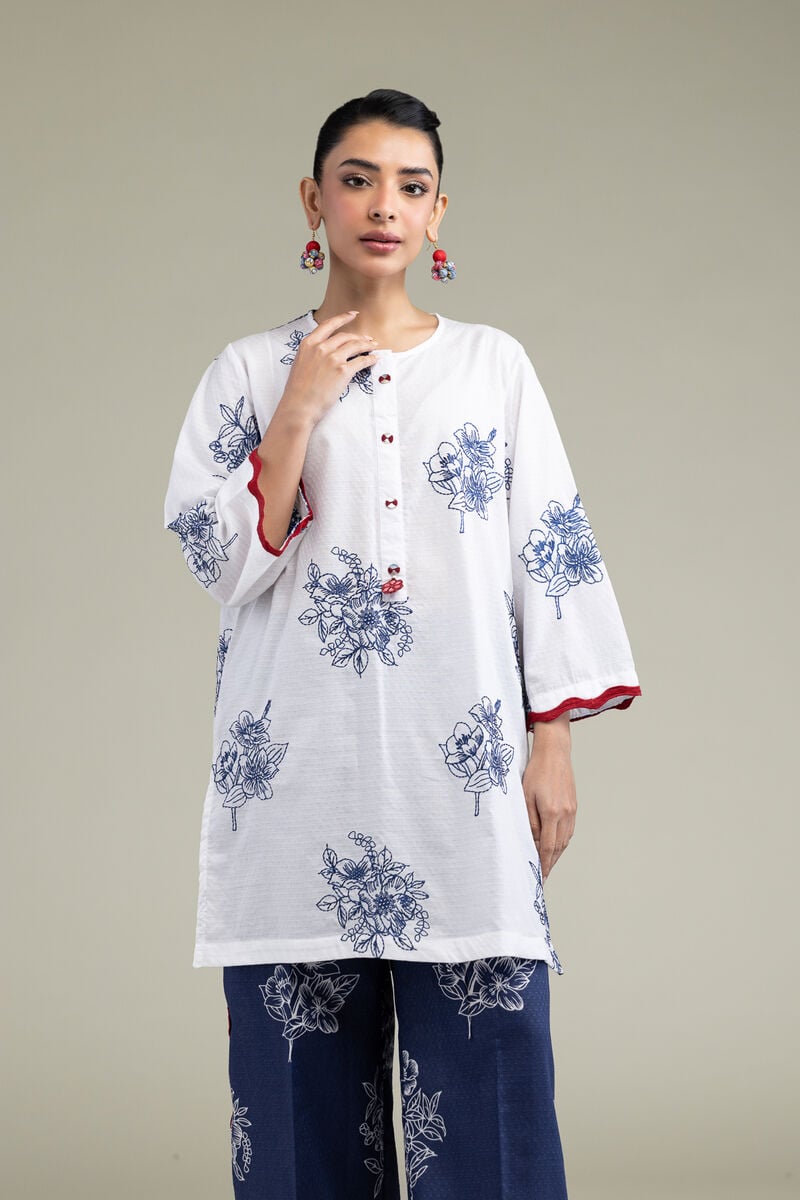 Floral Round-Neck Kurta