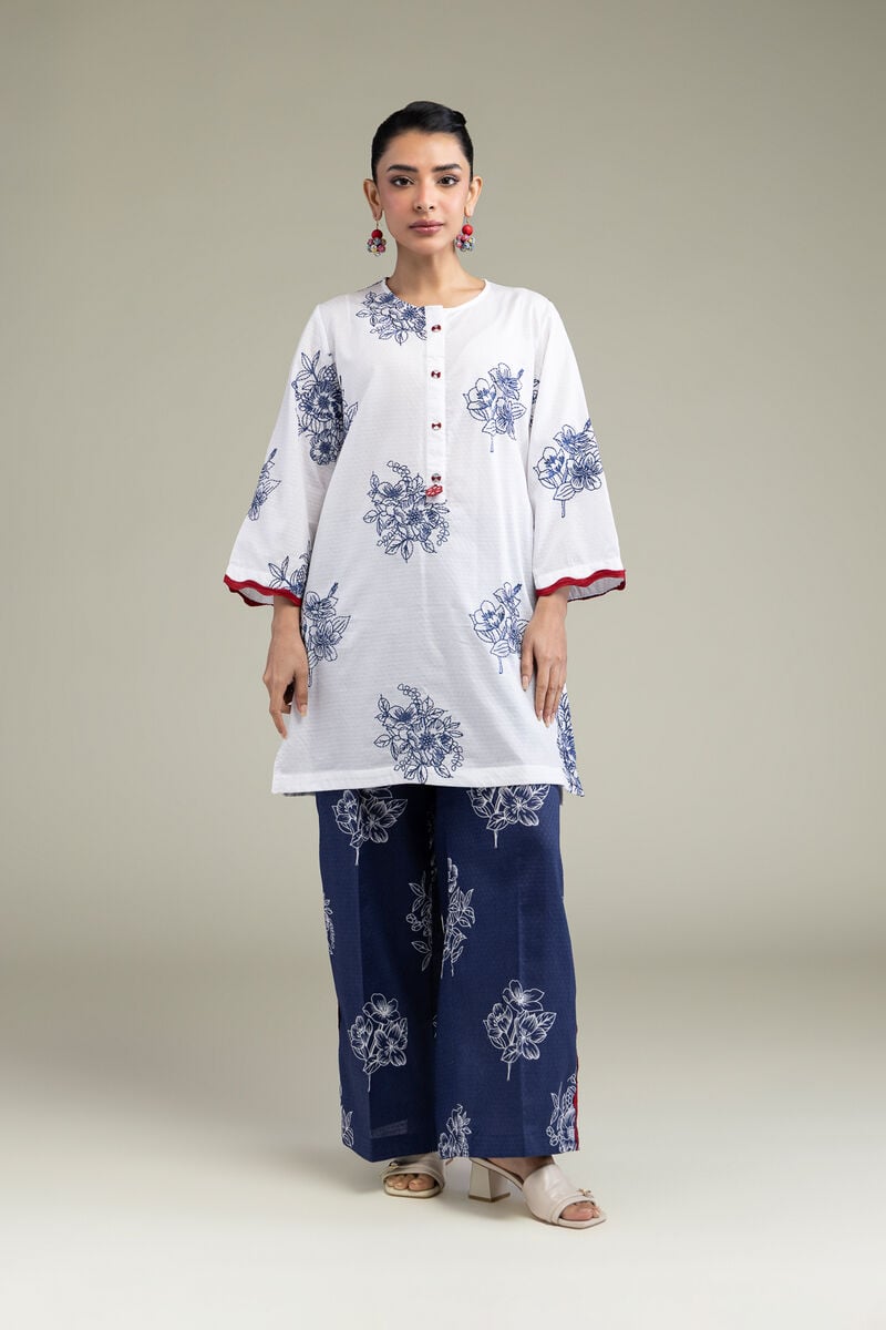 Floral Round-Neck Kurta