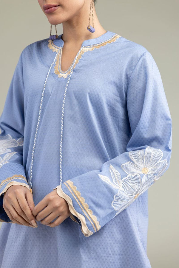 Floral Scalloped Kurta