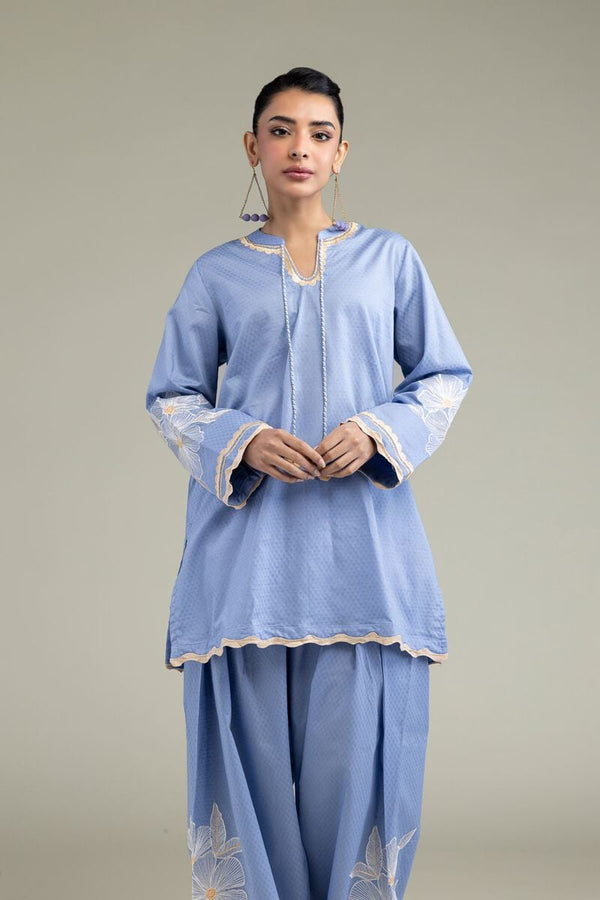 Floral Scalloped Kurta