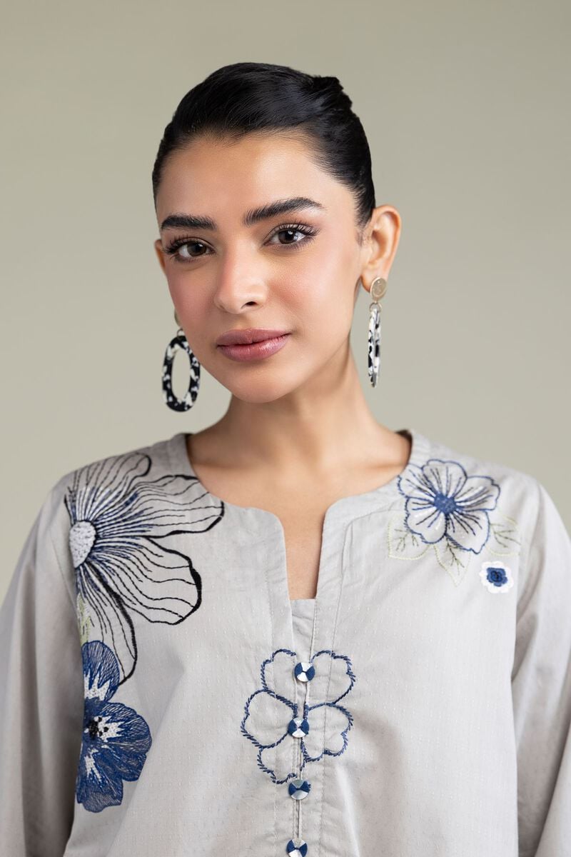 Floral Cotton Kurta