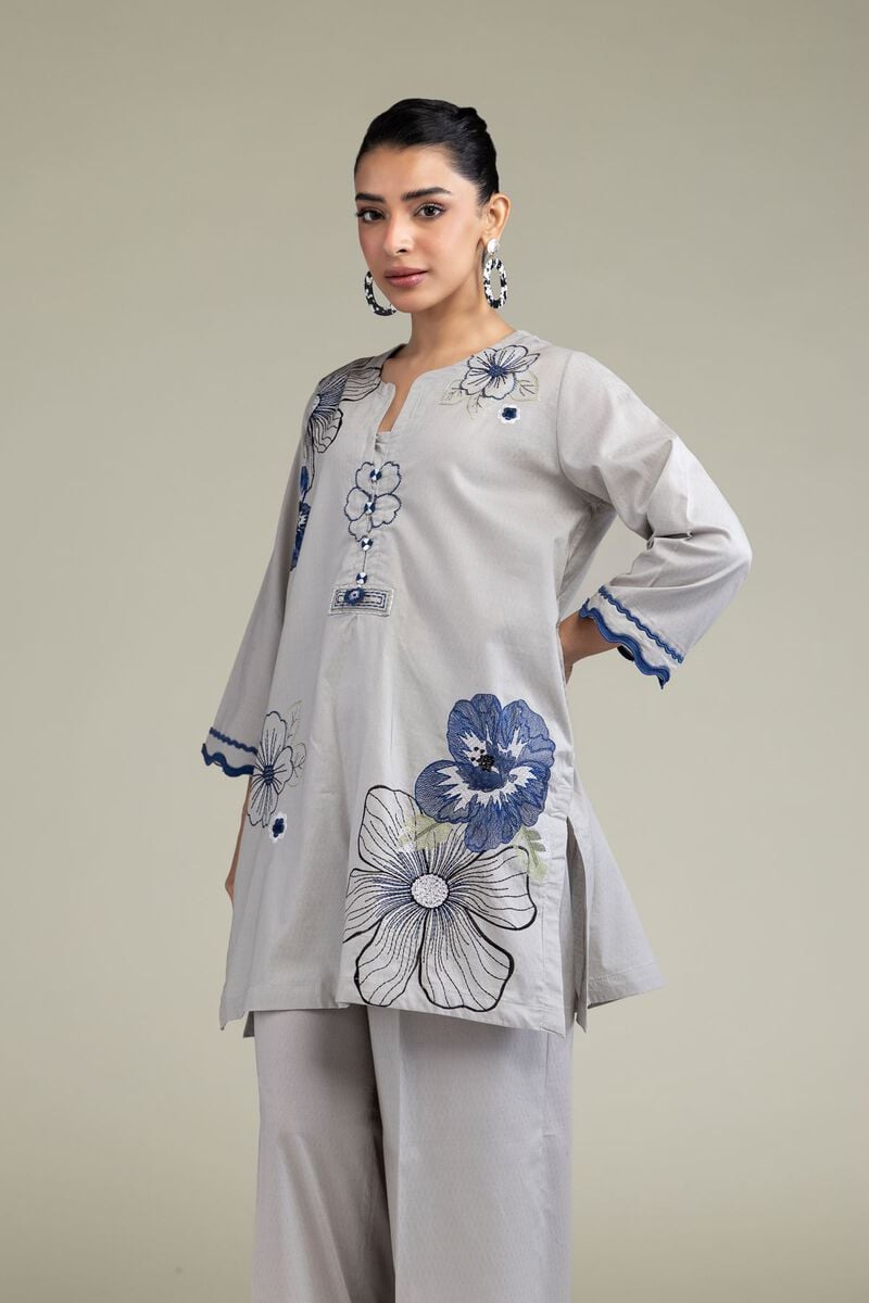 Floral Cotton Kurta