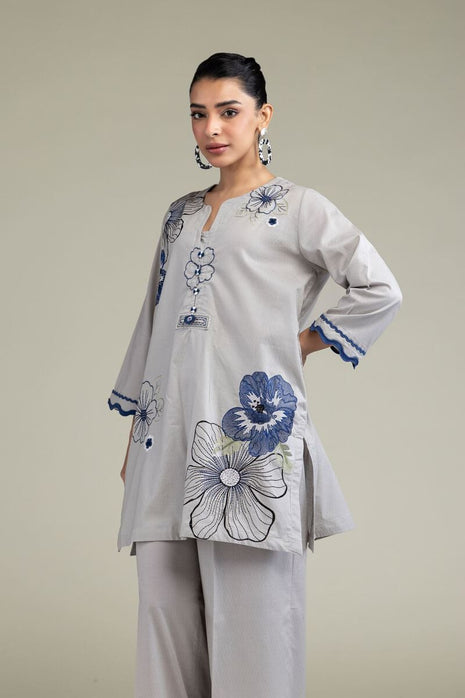 Floral Cotton Kurta