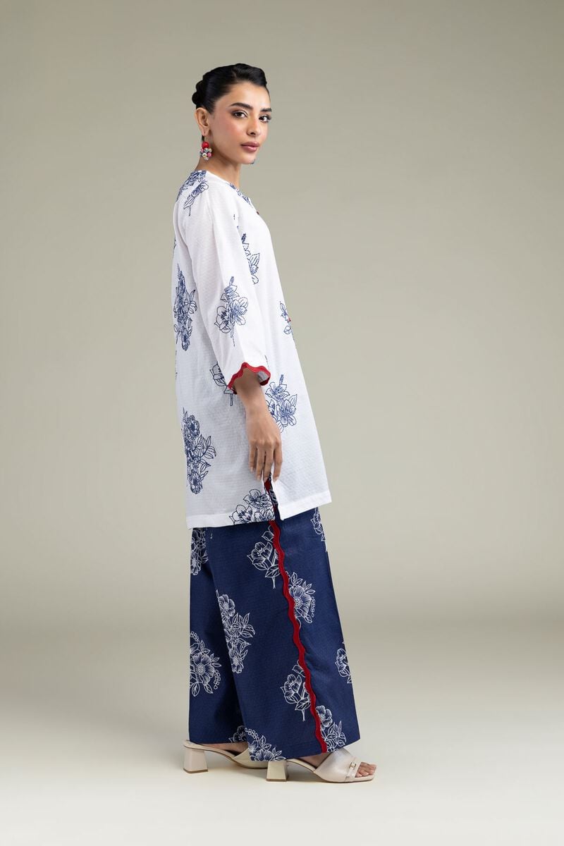 Floral Navy Pants