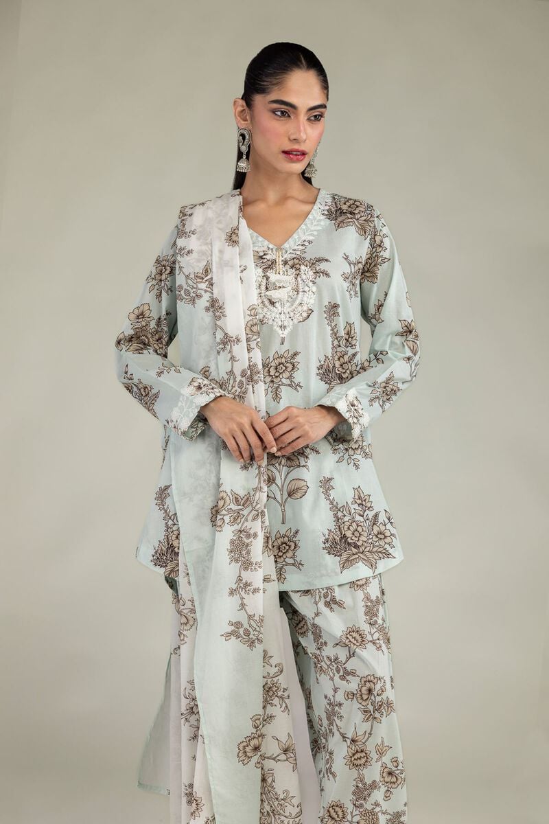 Short Floral Kurta