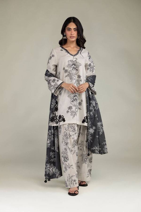 Short Floral Kurta