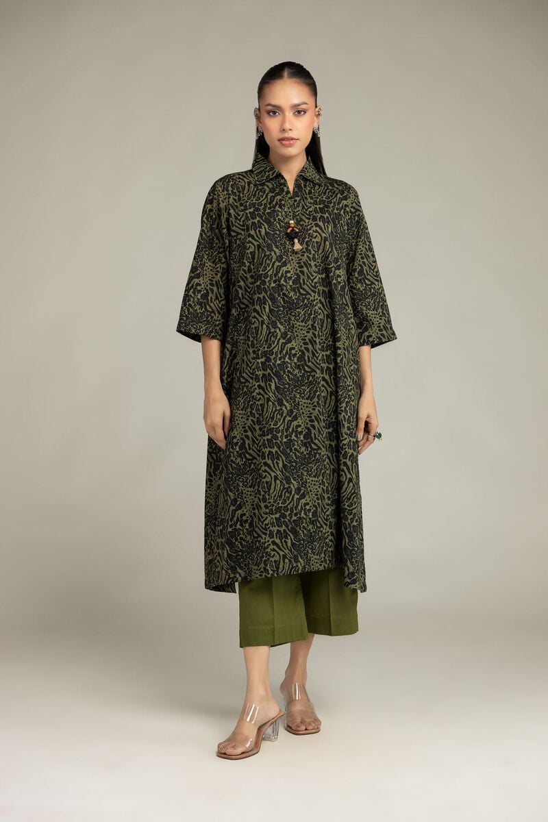 Olive Cambric Pants