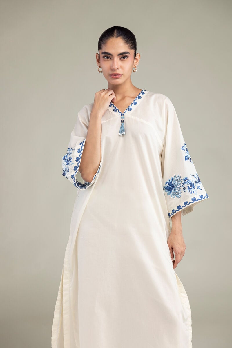 Long Floral Kurta
