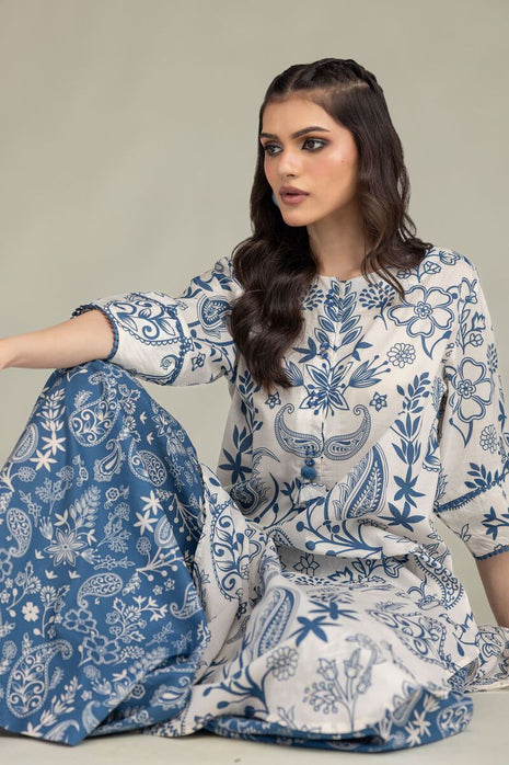 Floral Cambric Kurta