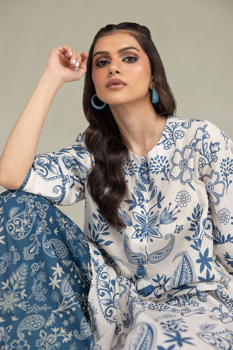 Floral Cambric Kurta