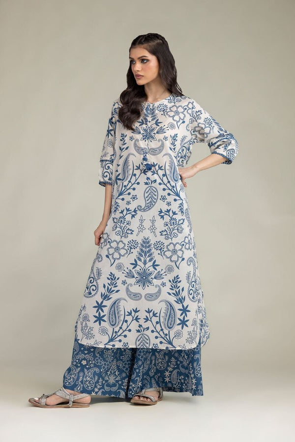 Floral Cambric Kurta