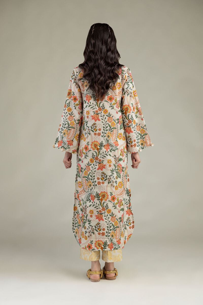 Floral Cambric Kurta