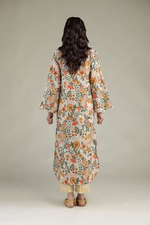 Floral Cambric Kurta