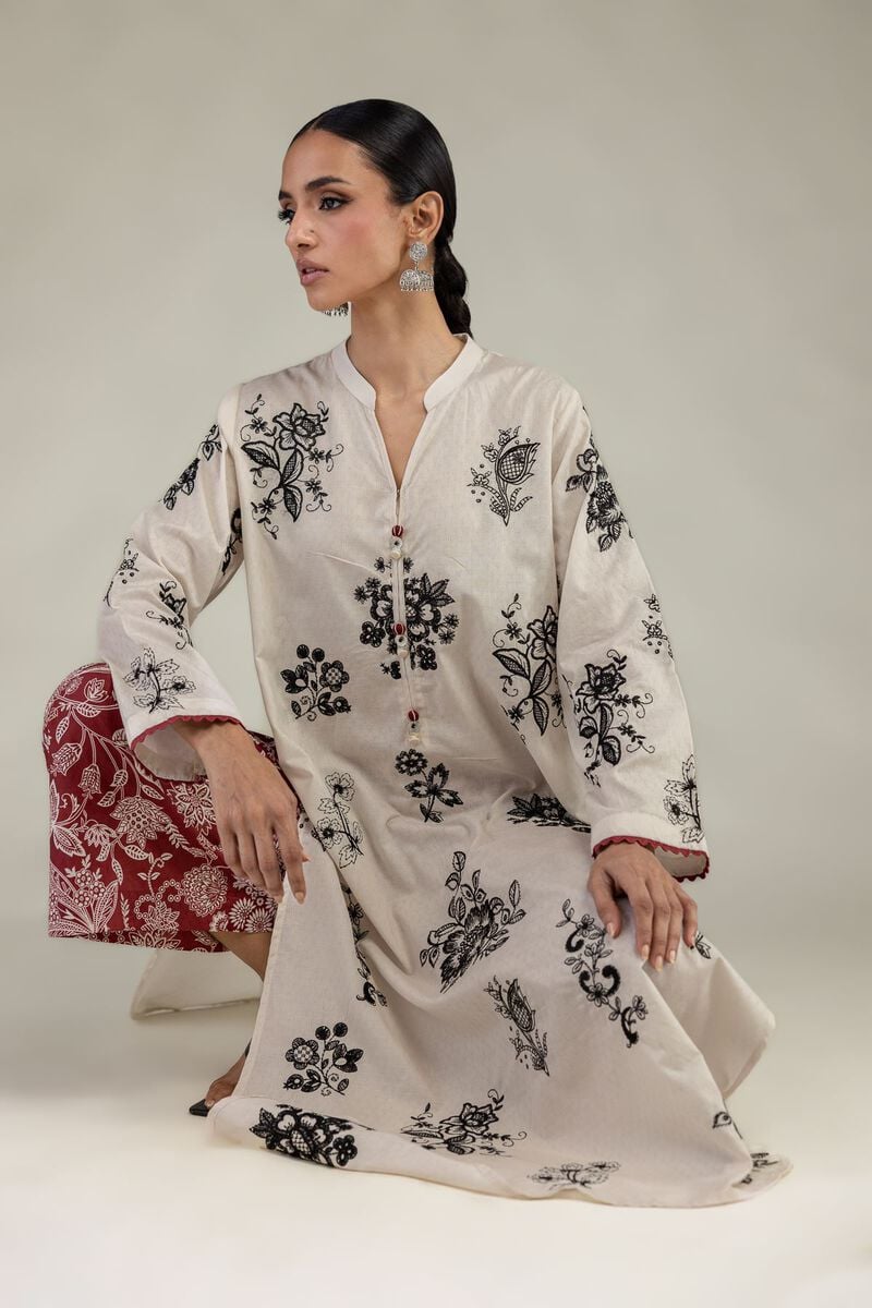 Floral Longline Kurta