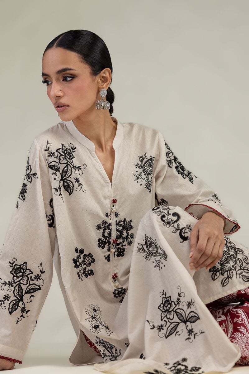Floral Longline Kurta