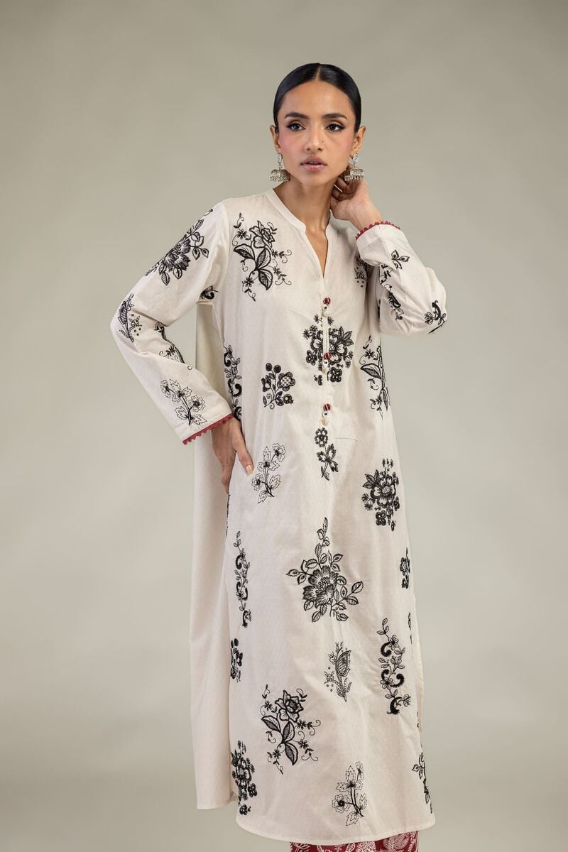 Floral Longline Kurta