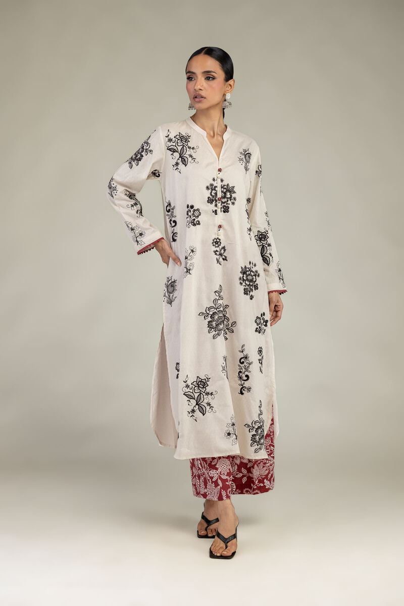 Floral Longline Kurta
