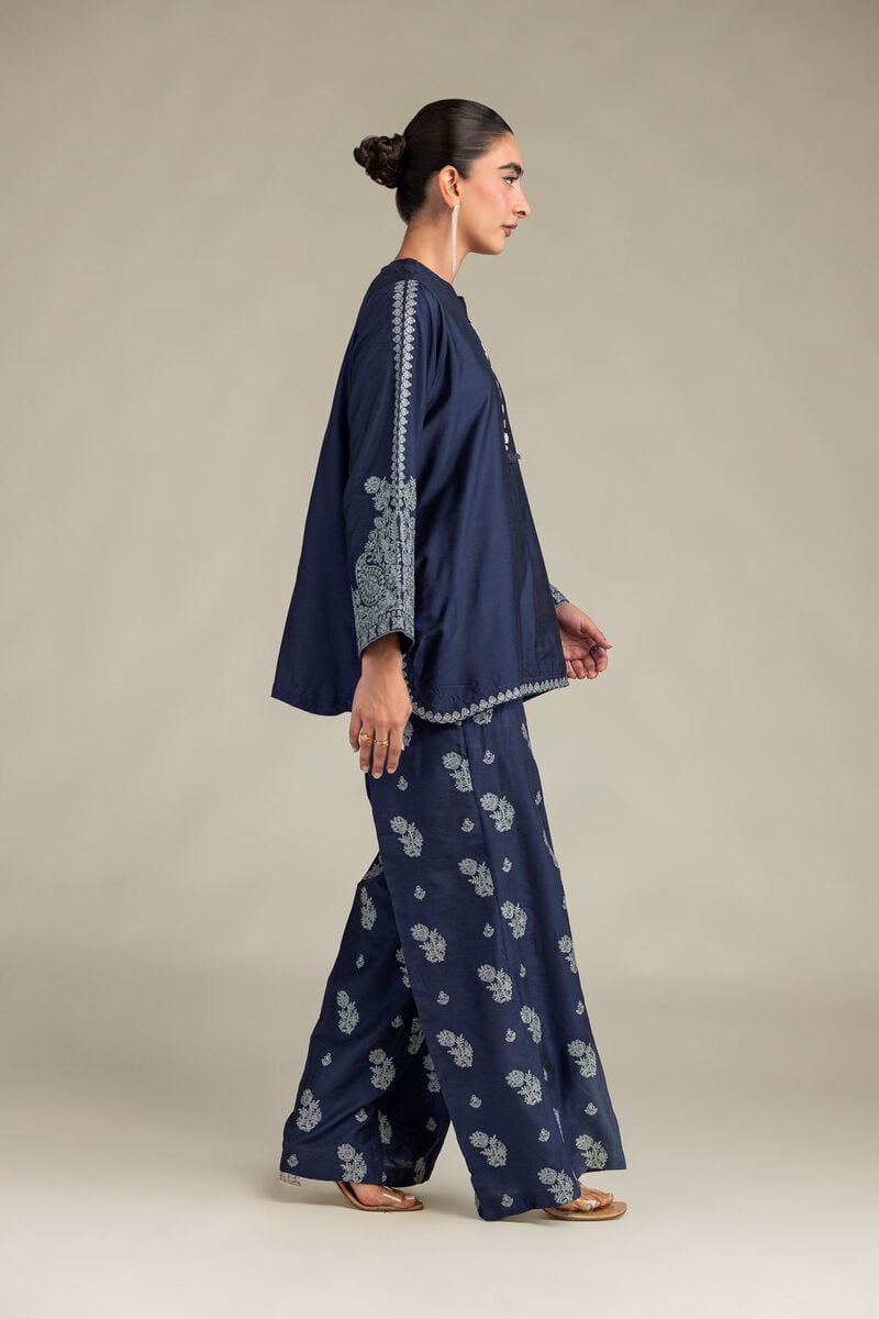 Floral Silk Pants