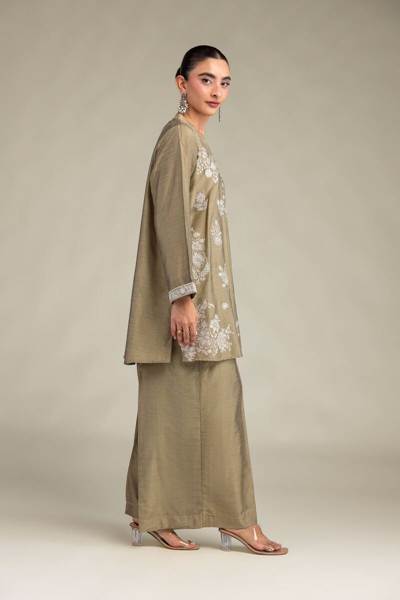 Olive Solid Pants