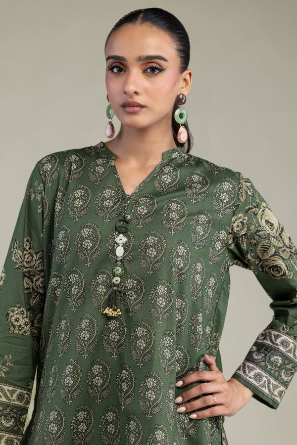 Short Green Kurta