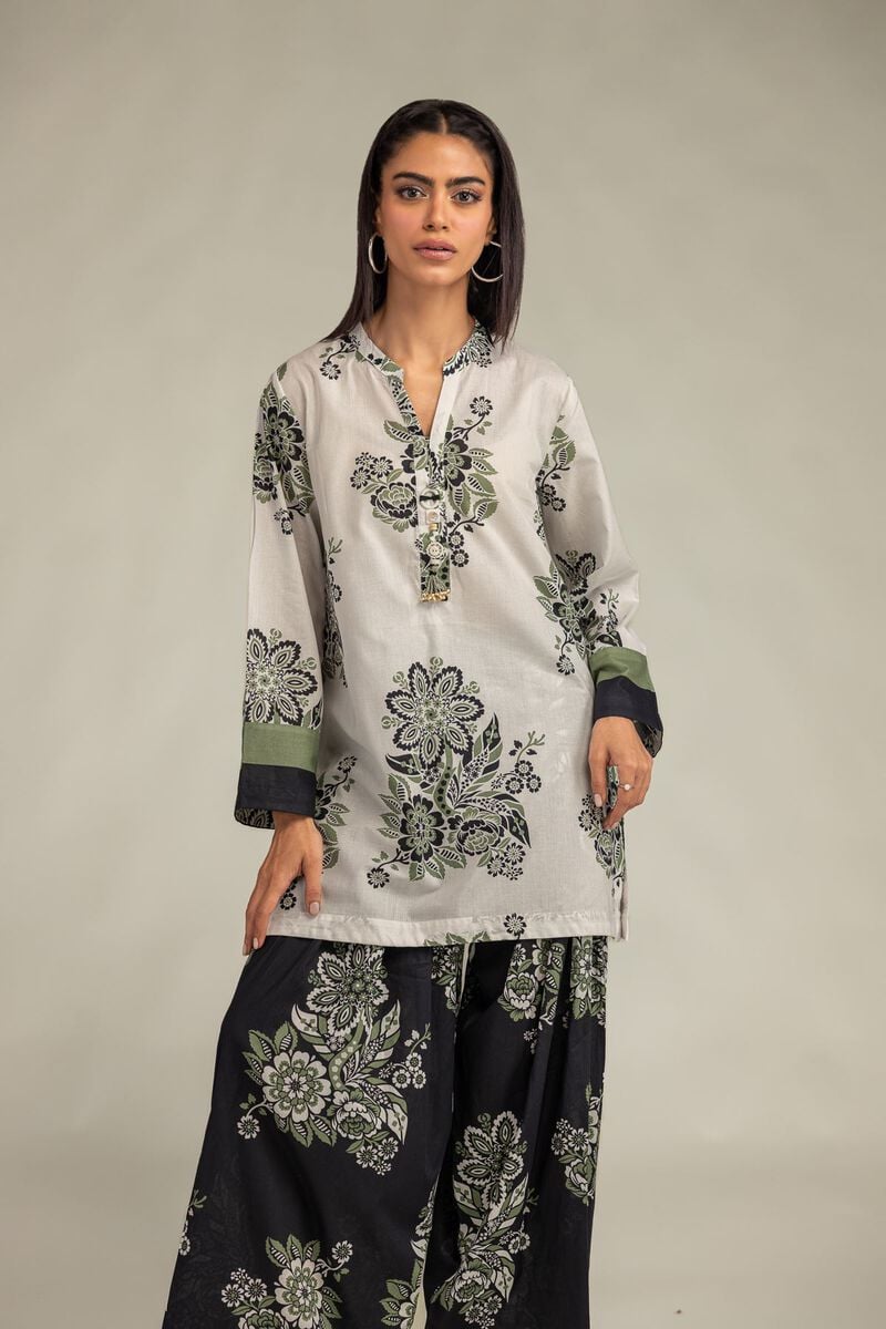 Floral Cambric Kurta