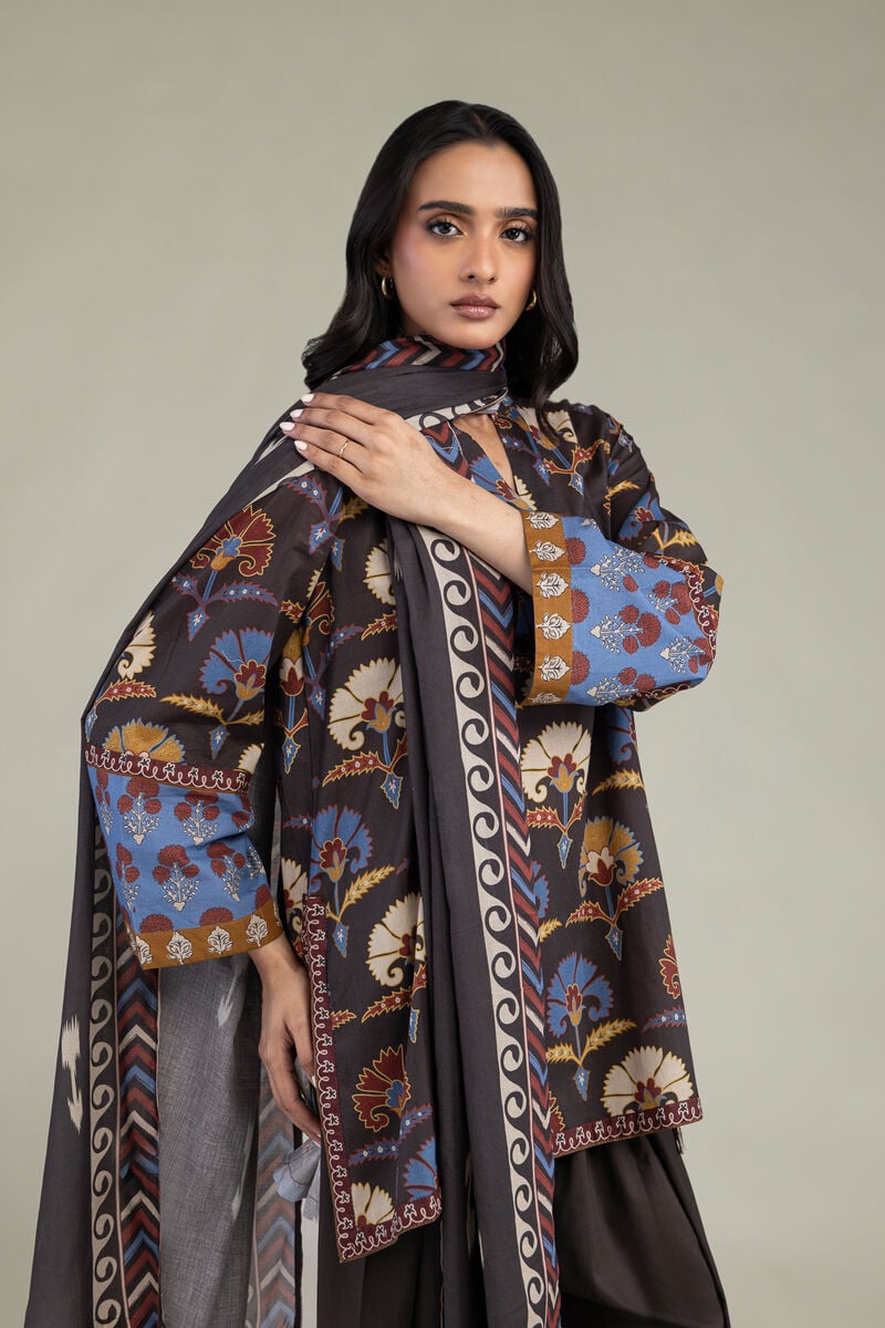 Floral Cambric Kurta