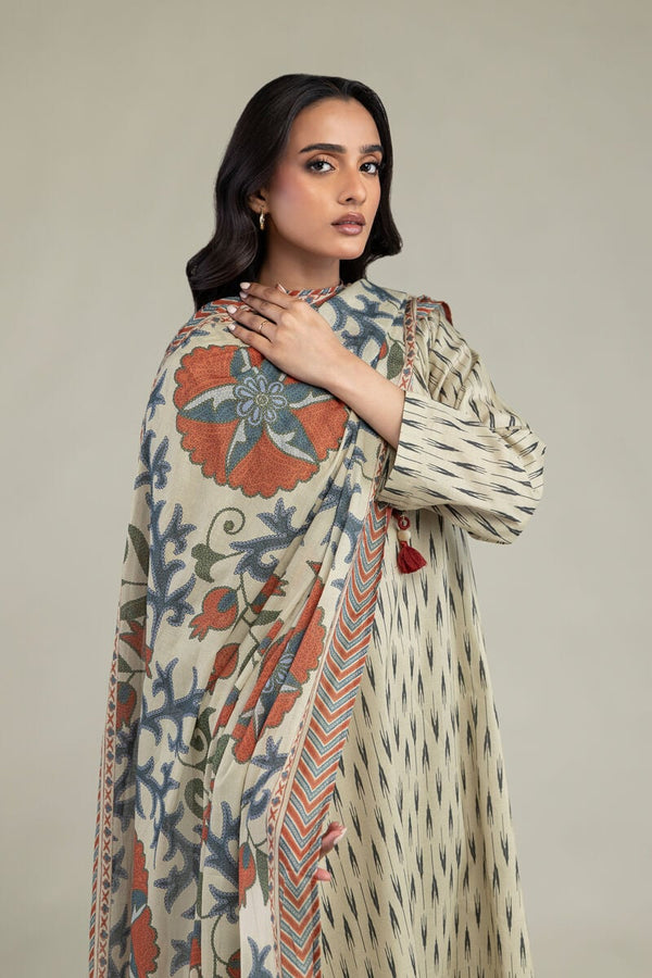 Floral Lawn Dupatta