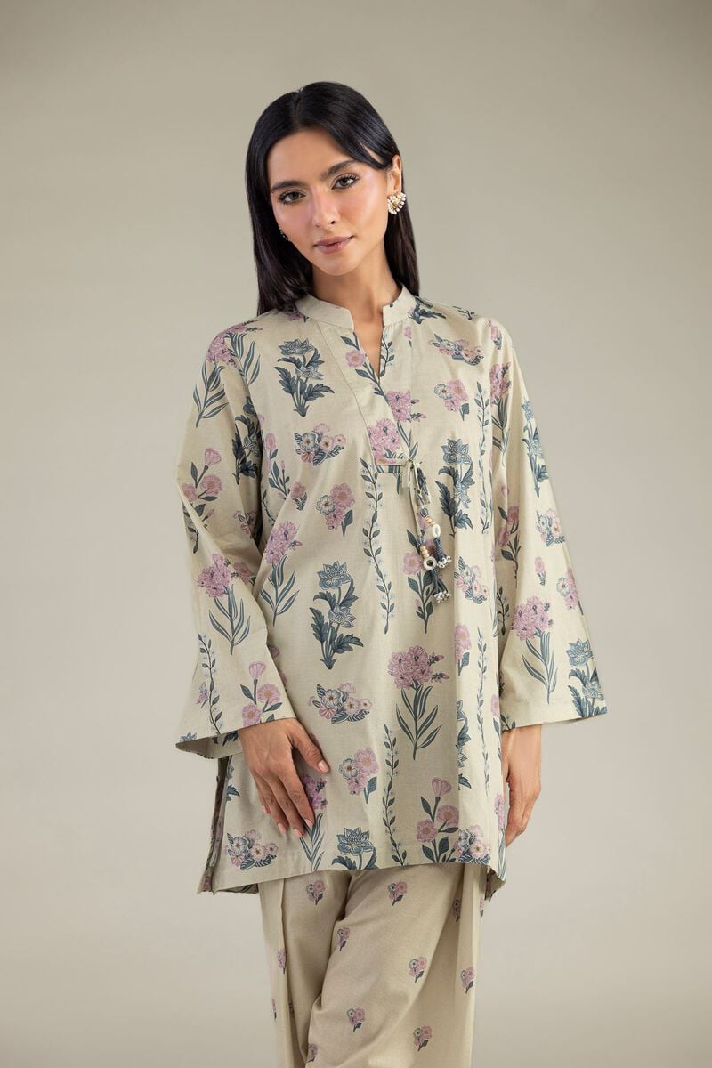 Floral Cambric Kurta Secondary image