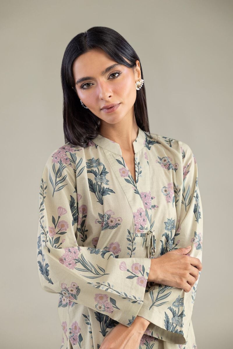 Floral Cambric Kurta