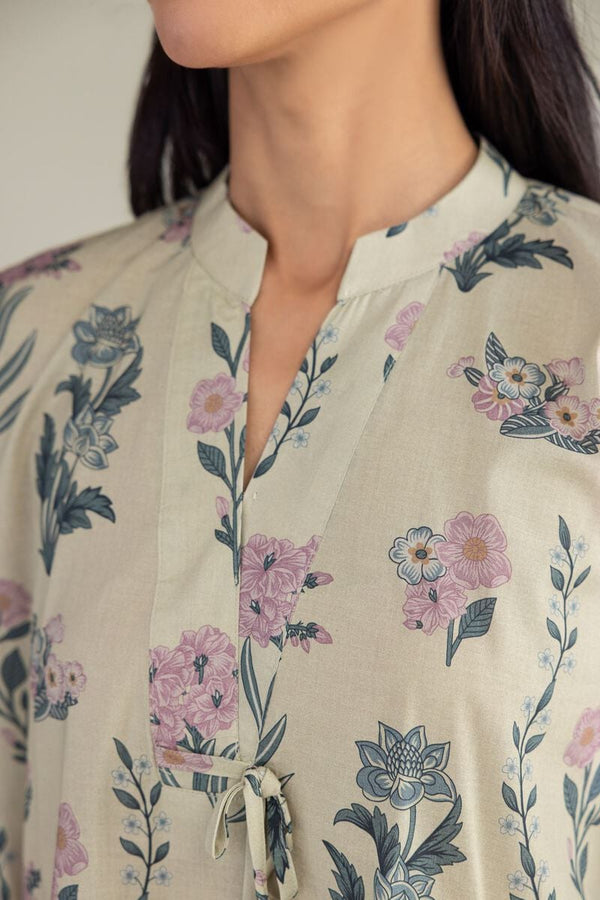 Floral Cambric Kurta