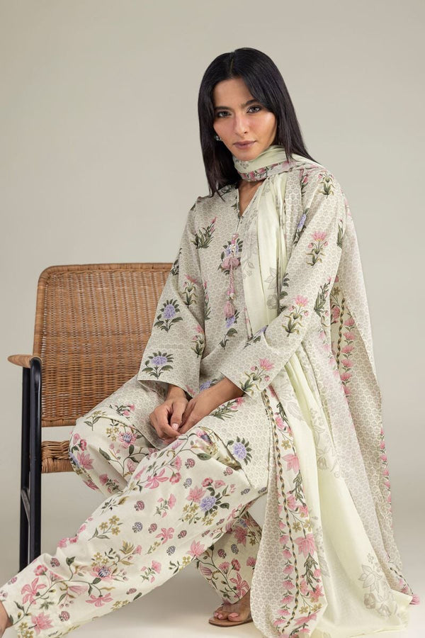 Floral Cambric Kurta