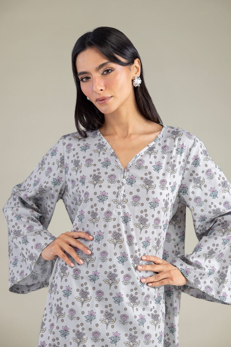 Floral Cambric Kurta Secondary image