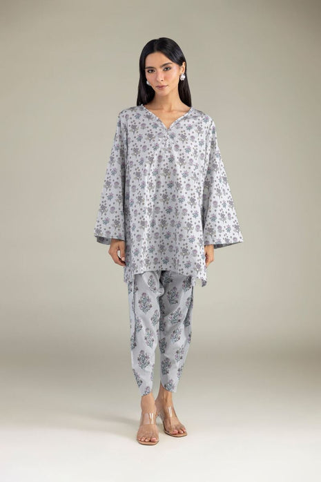 Floral Cambric Kurta
