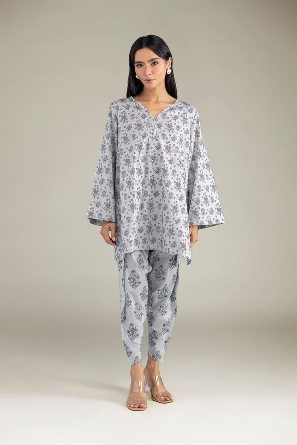 Floral Cambric Kurta