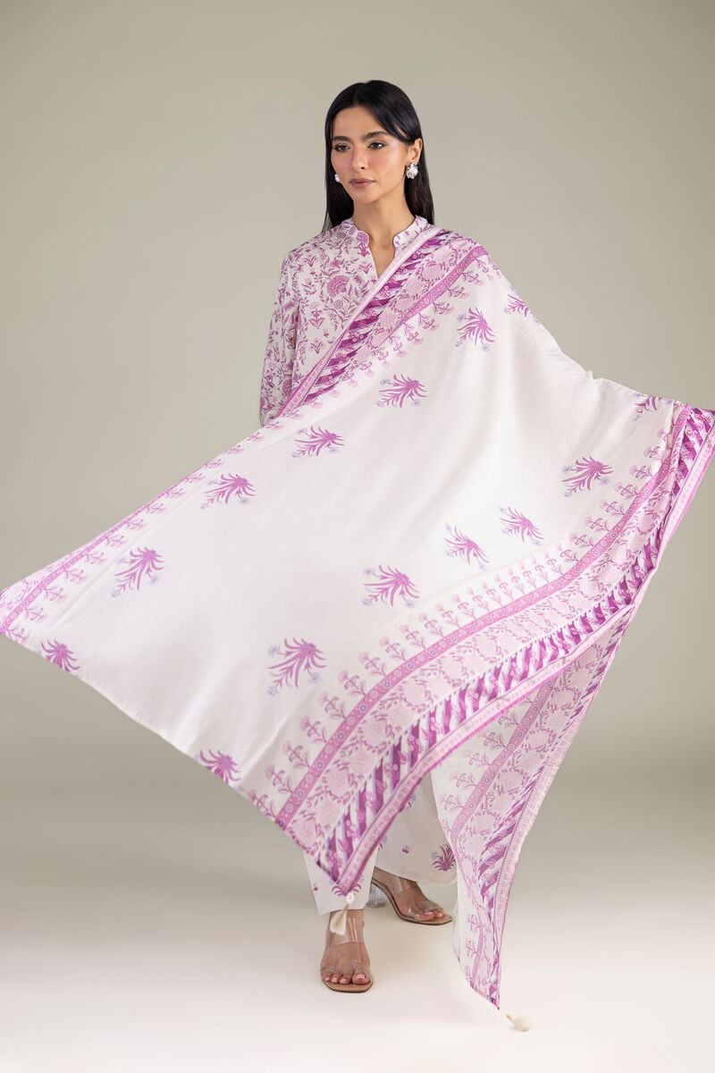 Printed Lawn Dupatta Main image