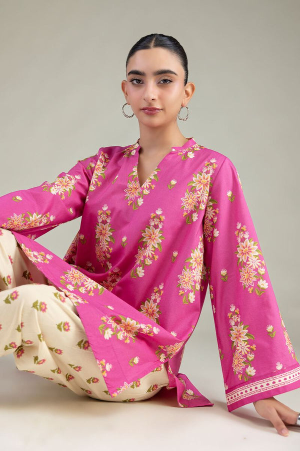 Floral Cambric Kurta