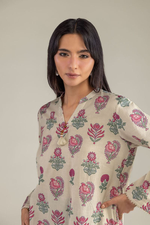 Floral Cambric Kurta