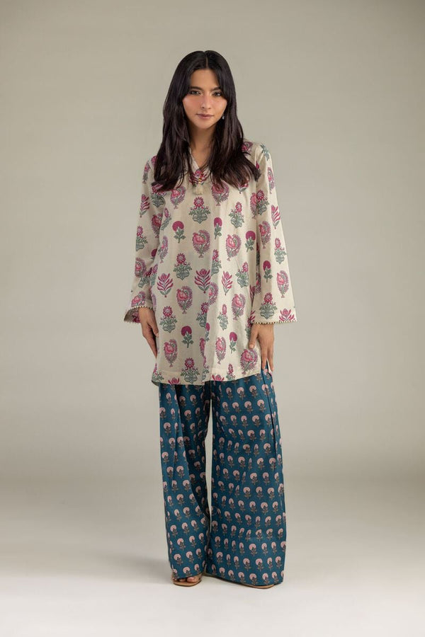 Floral Cambric Kurta