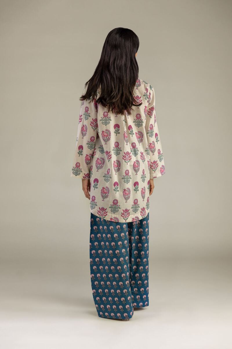 Floral Cambric Kurta