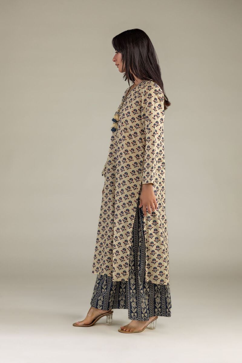Floral Navy Pants