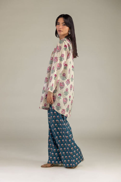 Floral Cambric Kurta
