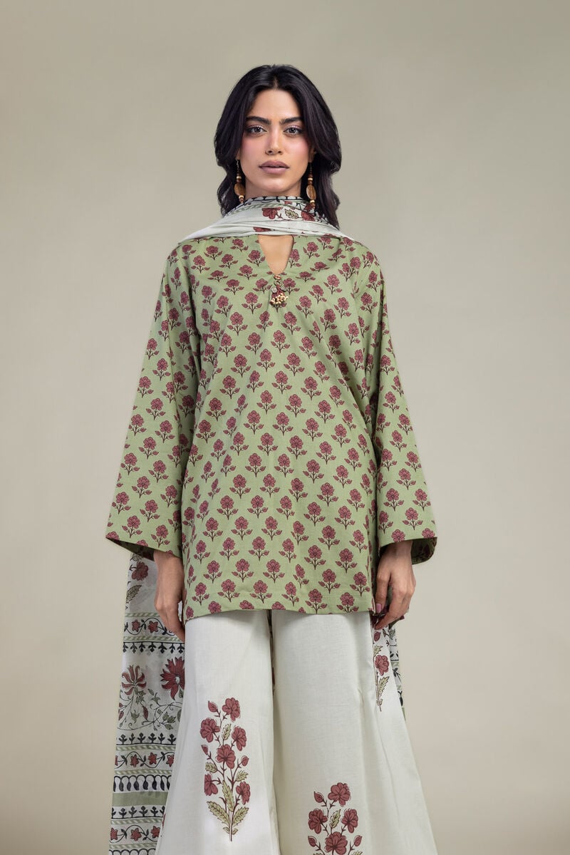 Floral Short Kurta